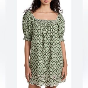 RHODE Evie Dress In Love Lockdown Chive